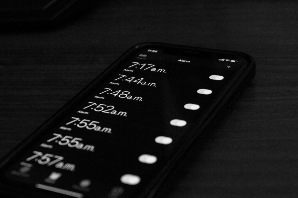 a close up of a cell phone on a table